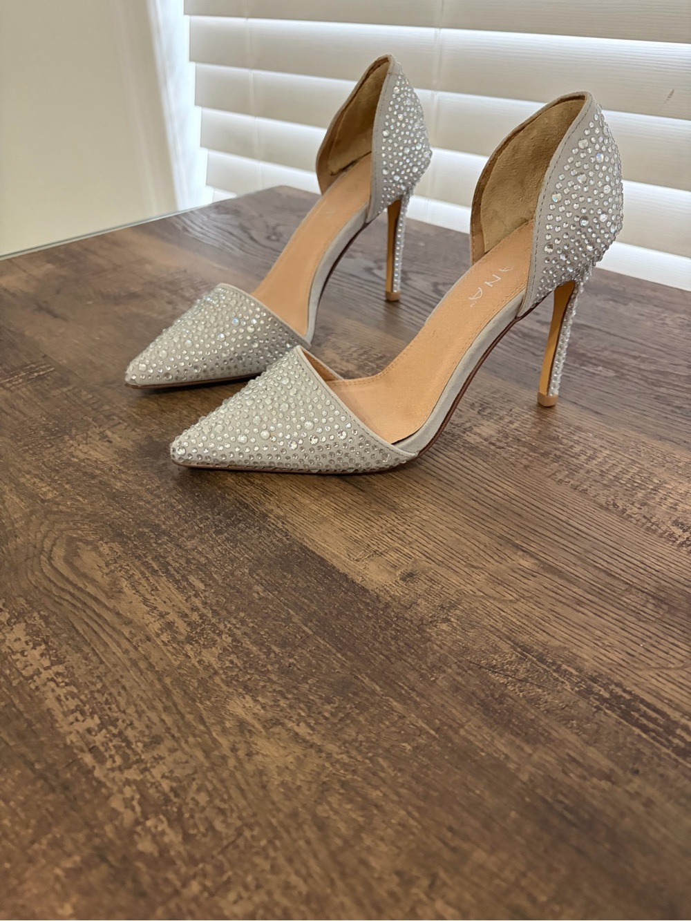 Liliana Women's Embellished Pointed-Toe D'Orsay Heels - Silver